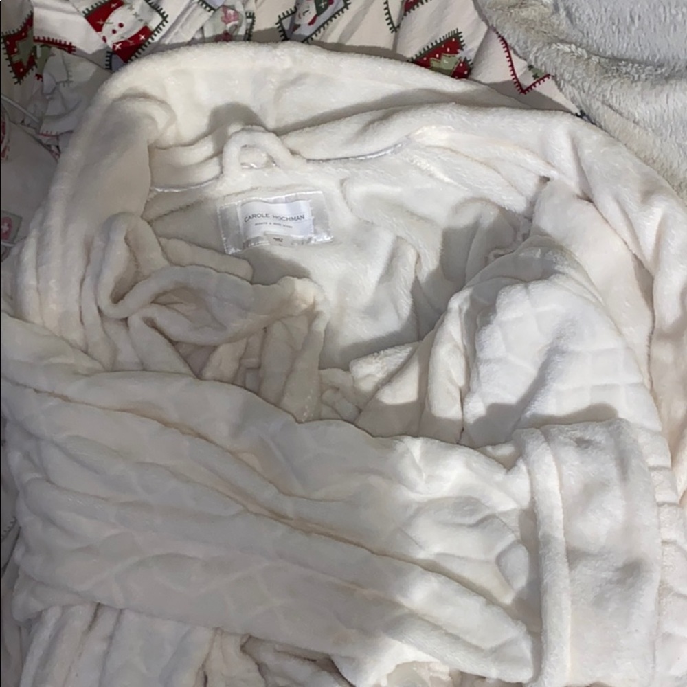 White Plush Robe
